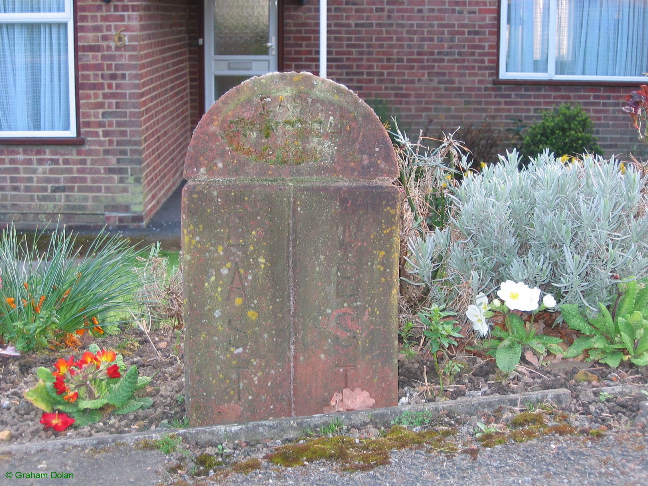 Greenwich Meridian Marker; England; West Sussex; East Grinstead